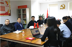 济南市委组织部调研组莅临918博天堂信息调研党建工作